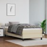 Matelas de lit à ressorts ensachés Crème 90x200x20cm Similicuir 