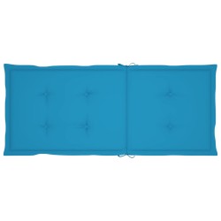 Chaise à bascule avec coussin Bambou 