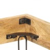 Cadre de lit sans matelas bois de manguier massif 200x200 cm 