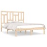 Cadre de lit sans matelas 160x200 cm bois massif de pin 