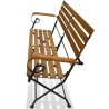Banc pliable de jardin 112 cm Bois d'acacia solide 