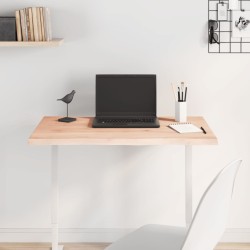 Dessus de table bois chêne massif non traité bordure assortie 