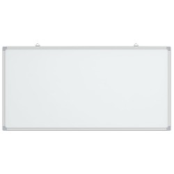 Tableau blanc magnétique 100x50x1,7 cm aluminium 