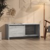Meuble TV sonoma gris 90x35x40 cm bois d'ingénierie 