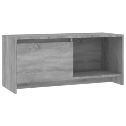 Meuble TV sonoma gris 90x35x40 cm bois d'ingénierie 