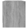 Meuble TV sonoma gris 90x35x40 cm bois d'ingénierie 