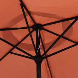 Parasol Terre cuite 200x224 cm Aluminium 
