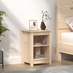 Table de chevet 40x35x55 cm Bois de pin solide 