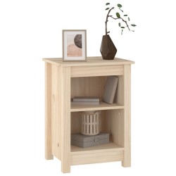 Table de chevet 40x35x55 cm Bois de pin solide 