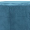 Repose-pied Bleu 60x50x41 cm Velours 