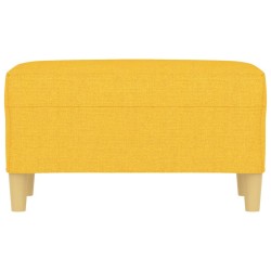 Banc Jaune clair 70x35x41 cm Tissu 