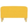 Banc Jaune clair 70x35x41 cm Tissu 
