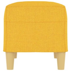 Banc Jaune clair 70x35x41 cm Tissu 