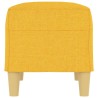 Banc Jaune clair 70x35x41 cm Tissu 
