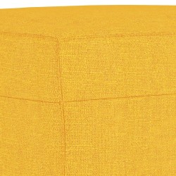 Banc Jaune clair 70x35x41 cm Tissu 