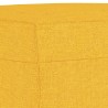 Banc Jaune clair 70x35x41 cm Tissu 