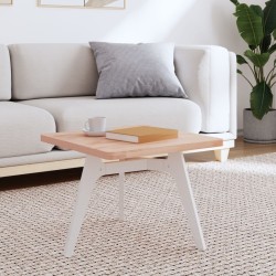 Dessus de table 50x50x2,5 cm carré bois massif de hêtre 