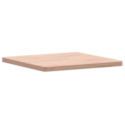 Dessus de table 50x50x2,5 cm carré bois massif de hêtre 