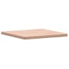 Dessus de table 50x50x2,5 cm carré bois massif de hêtre 