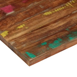 Dessus de table 120x70x2,5cm rectangulaire bois massif récupéré 