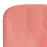 Chaise de relaxation Rose Velours 