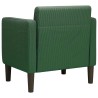 Canapé-chaise accoudoirs vert jungle 54 cm tissu velours côtelé 