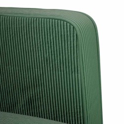 Canapé-chaise accoudoirs vert jungle 54 cm tissu velours côtelé 