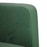 Canapé-chaise accoudoirs vert jungle 54 cm tissu velours côtelé 