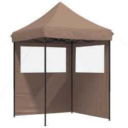 Tente de réception pliable escamotable avec 2 parois latérales 