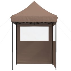 Tente de réception pliable escamotable avec 2 parois latérales 