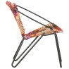 Chaise ronde Chindi Multicolore Tissu 