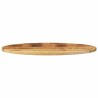 Dessus de table 80x40x3,8 cm ovale bois massif de manguier 