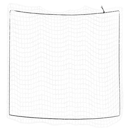Filet pour remorque avec corde élastique blanc 4x4 m PP 