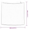 Filet pour remorque avec corde élastique blanc 4x4 m PP 