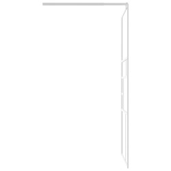 Paroi de douche 90x195 cm ESG Verre Blanc 