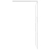 Paroi de douche 90x195 cm ESG Verre Blanc 