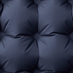 Matelas de camping autogonflant avec oreiller 1 personne gris 