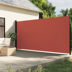 Auvent latéral rétractable terre cuite 200x600 cm 