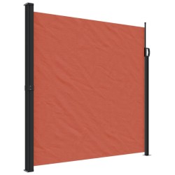 Auvent latéral rétractable terre cuite 200x600 cm 