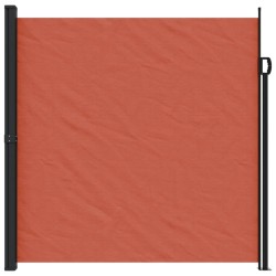Auvent latéral rétractable terre cuite 200x600 cm 