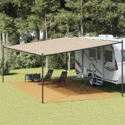 Tapis de tente sable 400x600 cm PEHD 