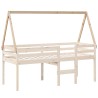 Toit de lit pour enfants 209x85,5x88 cm bois de pin massif 