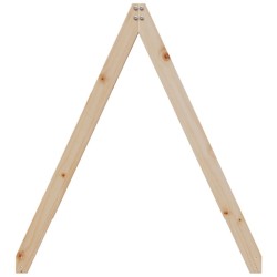 Toit de lit pour enfants 209x85,5x88 cm bois de pin massif 