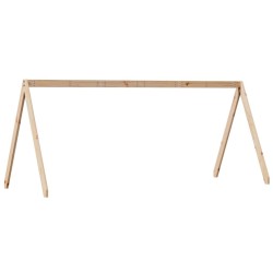 Toit de lit pour enfants 209x85,5x88 cm bois de pin massif 
