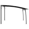 Auvent pare-soleil de jardin 4x3x2,55 m Anthracite 