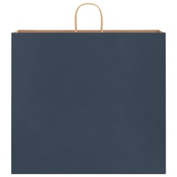 Sacs en papier 250 pcs avec poignées bleu 54x15x49 cm 