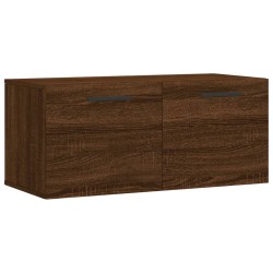 Armoire murale chêne marron 80x36,5x35 cm bois d'ingénierie 