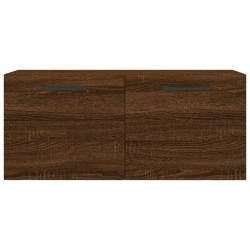 Armoire murale chêne marron 80x36,5x35 cm bois d'ingénierie 