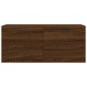 Armoire murale chêne marron 80x36,5x35 cm bois d'ingénierie 