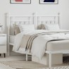 Tête de lit métal blanc 150 cm 